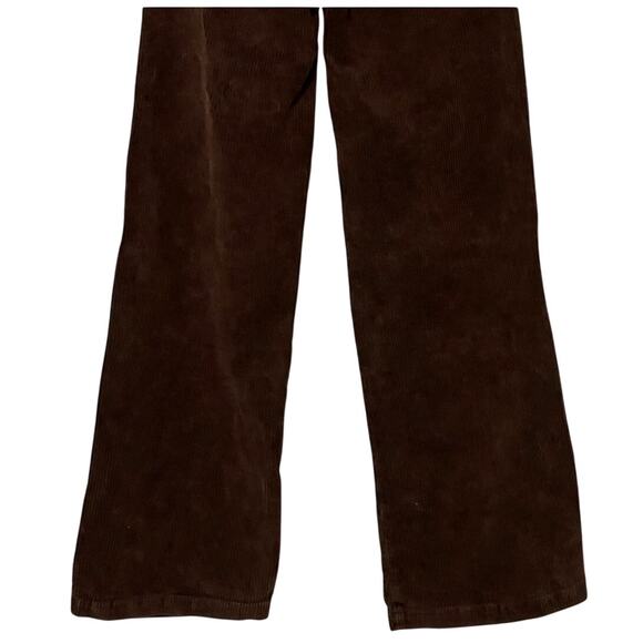 L'AGENCE WOMENS SIZE 23 SCOTTIE WIDE LEG CORDUROY JEANS IN SADDLE BROWN NEW - Picture 10 of 16